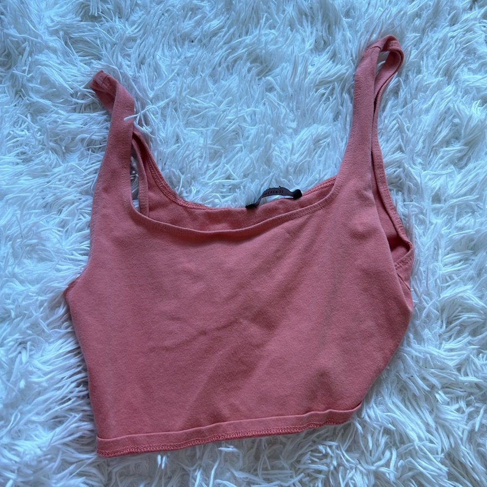forever 21 tank top coral color